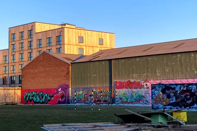 Image of buildings in Helsingborg. 