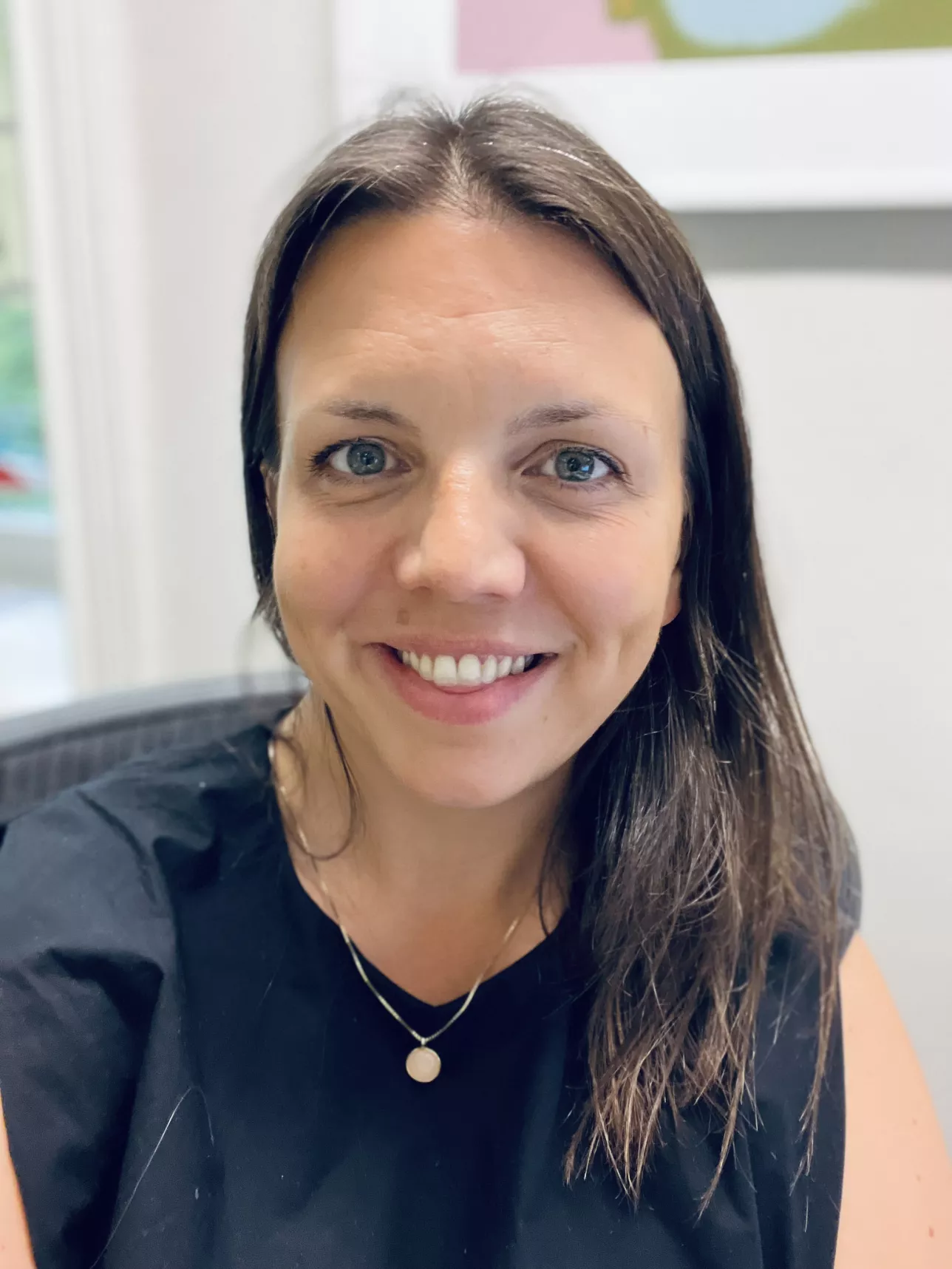 Porträtt på Stina Sandberg.