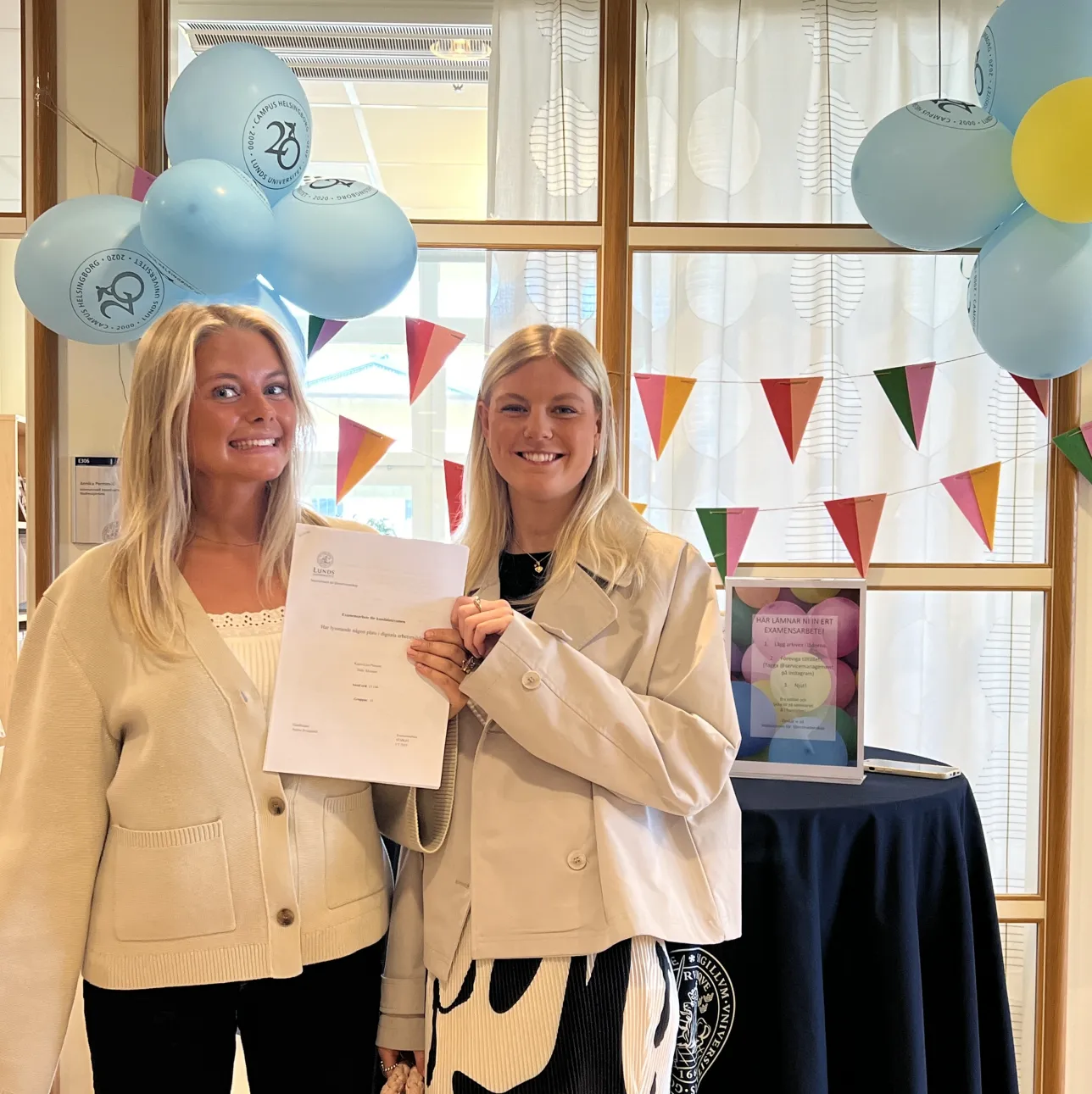 Studenter med uppsatser