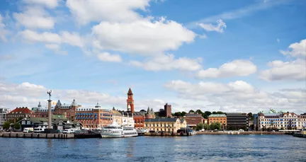 Helsingborg från havet