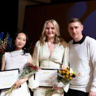 Studenter med diplom